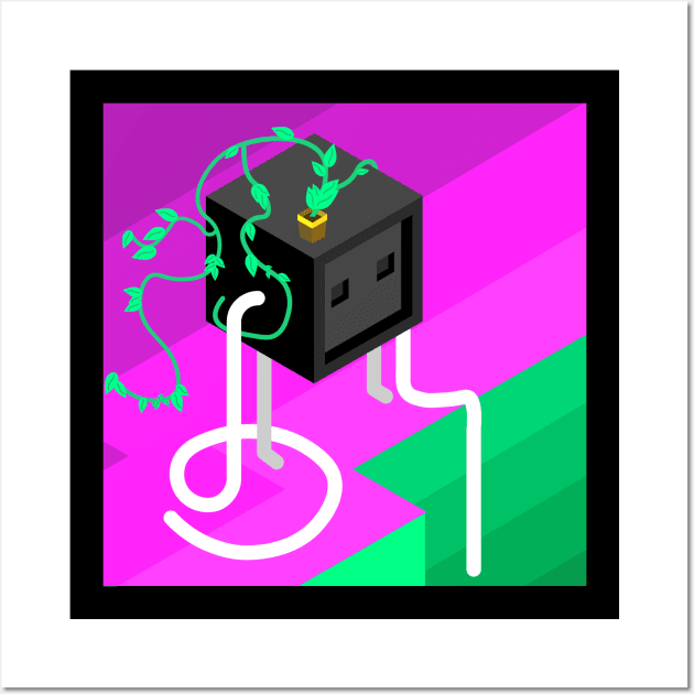 CubeBoy Wall Art by AestheticTrash